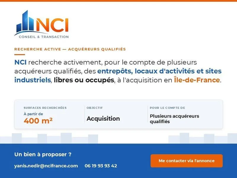 Local d'activité